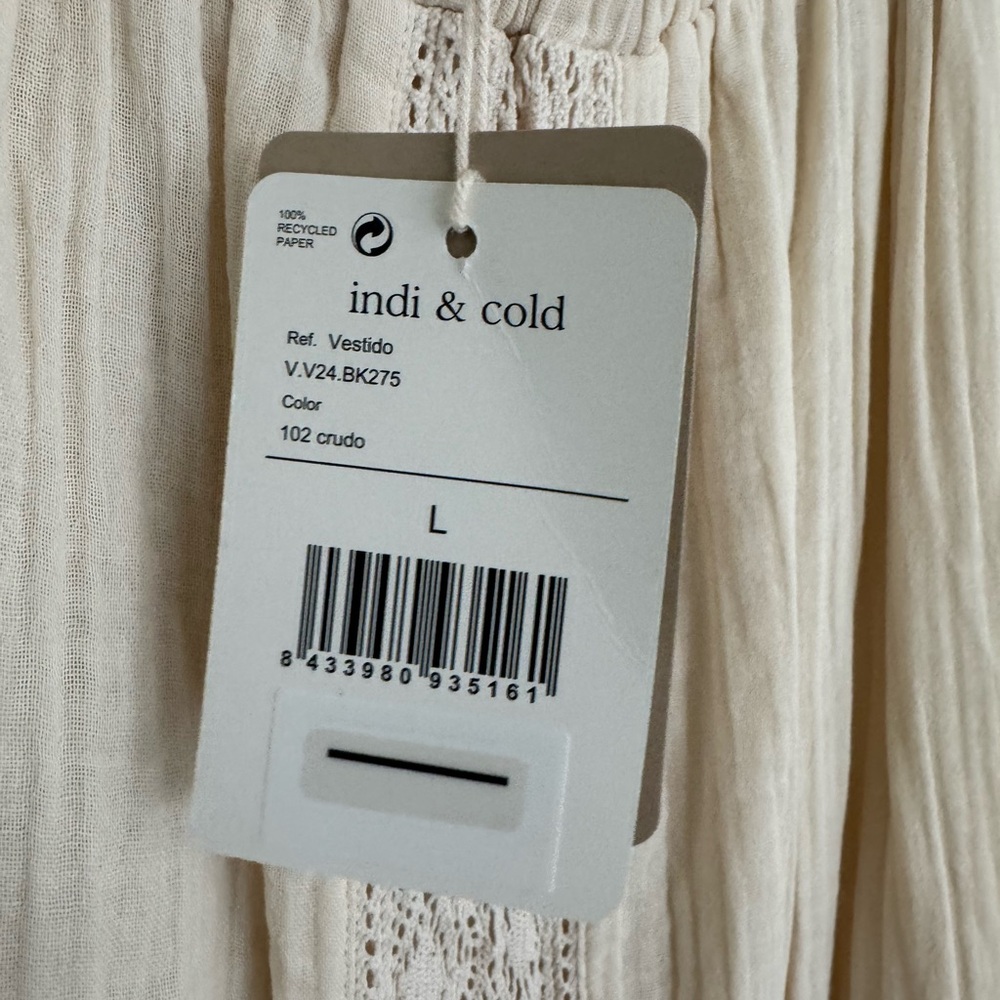 INDI & COLD Cream Lace Maxi Dress - Picture 4 of 7